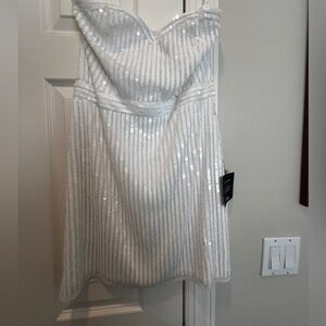 Brand new with tags Lulus strapless sequin dress